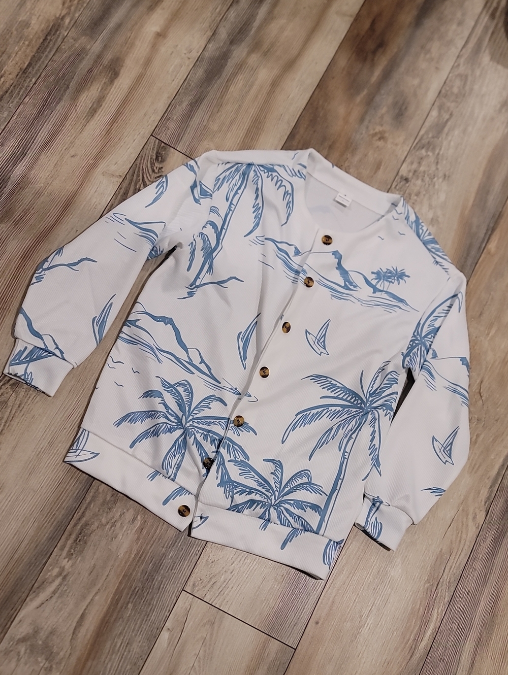 Like New Tropical Print Jacket